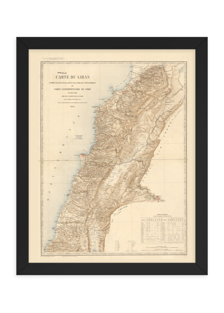 Lebanon Map
