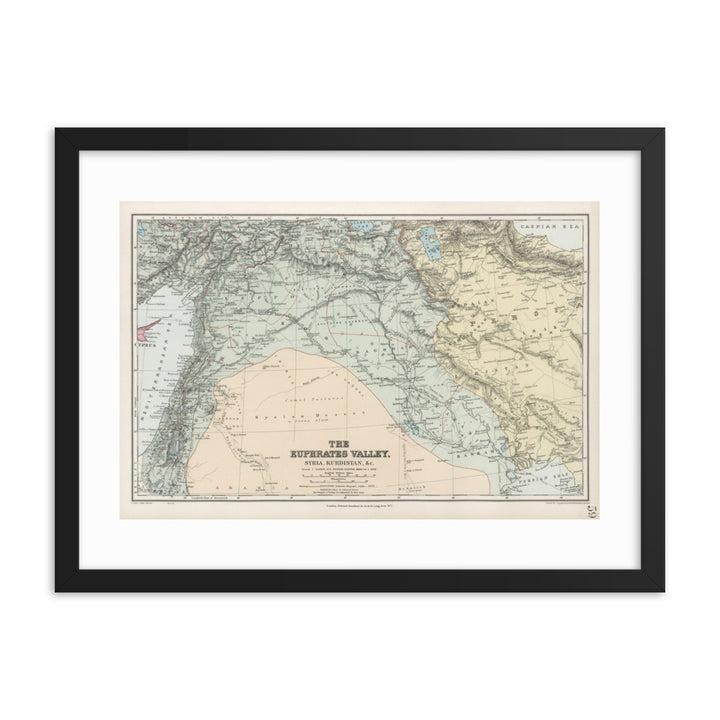 Map of the Euphrates Valley - 1904