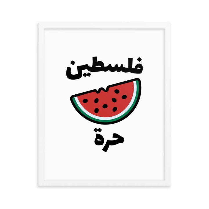 Free Palestine Watermelon Poster