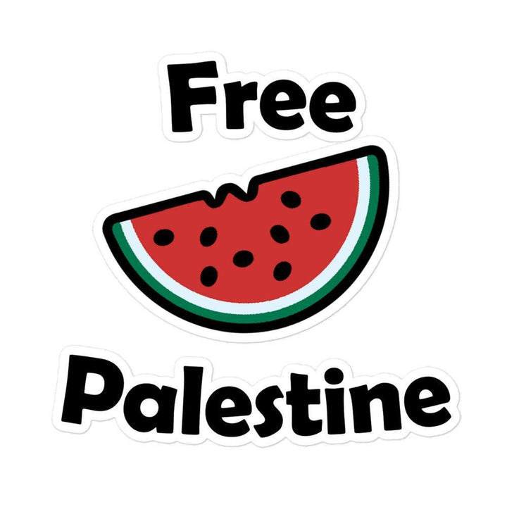 Free Palestine watermelon Sticker