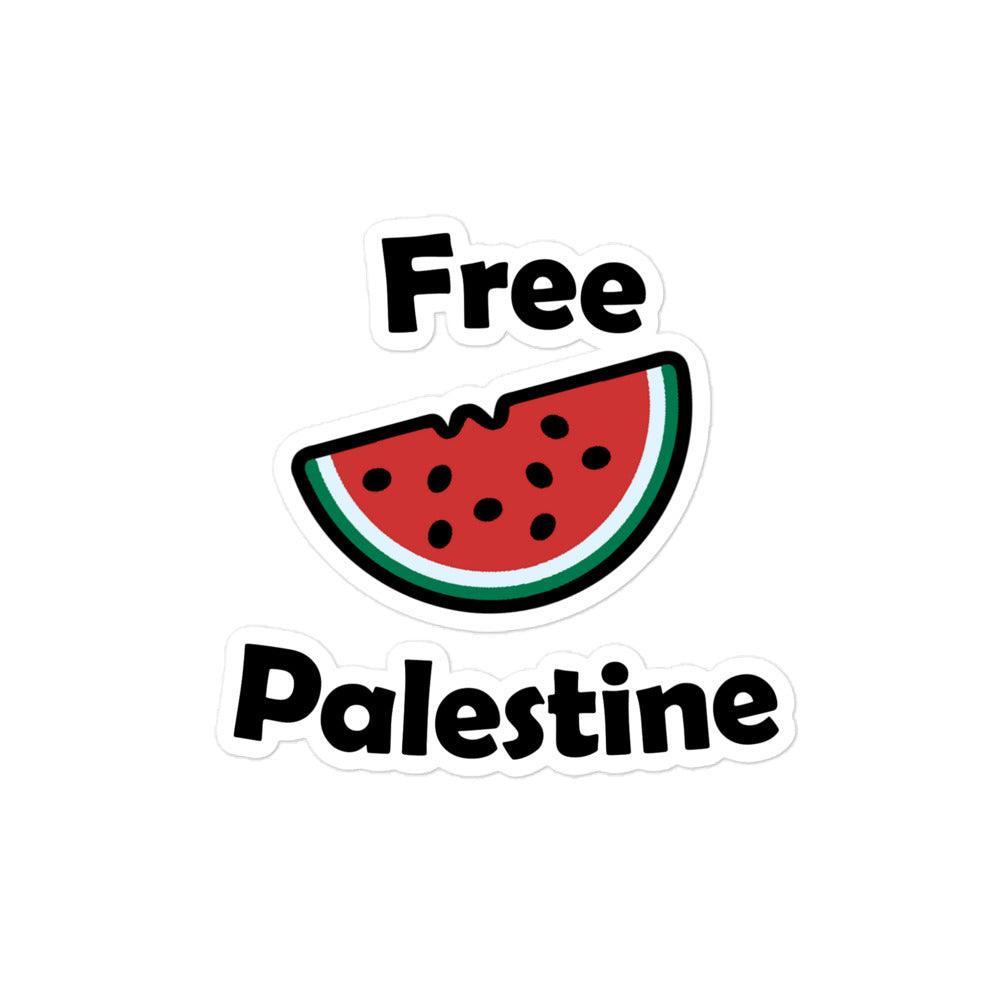 Free Palestine watermelon Sticker