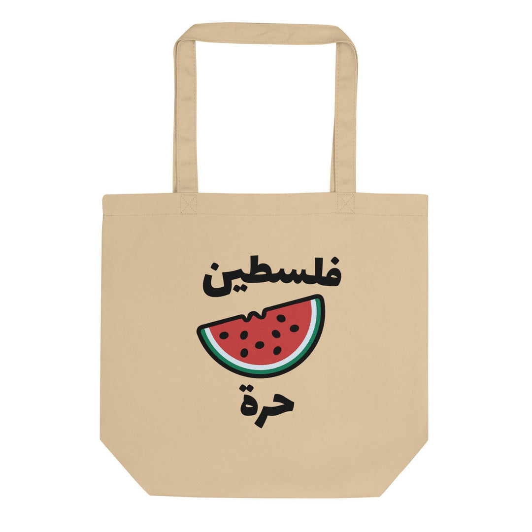 Free Palestine watermelon Tote Bag