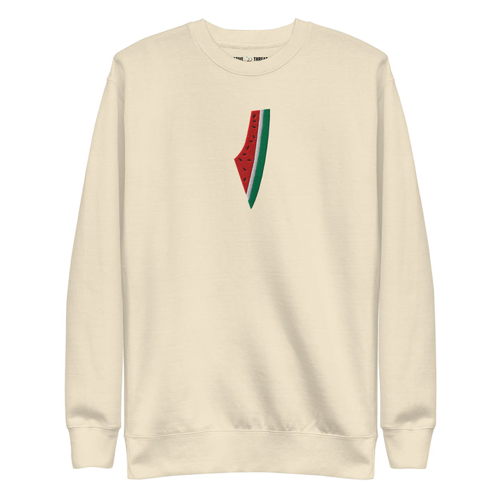 Embroidered Palestine Map - Sweater