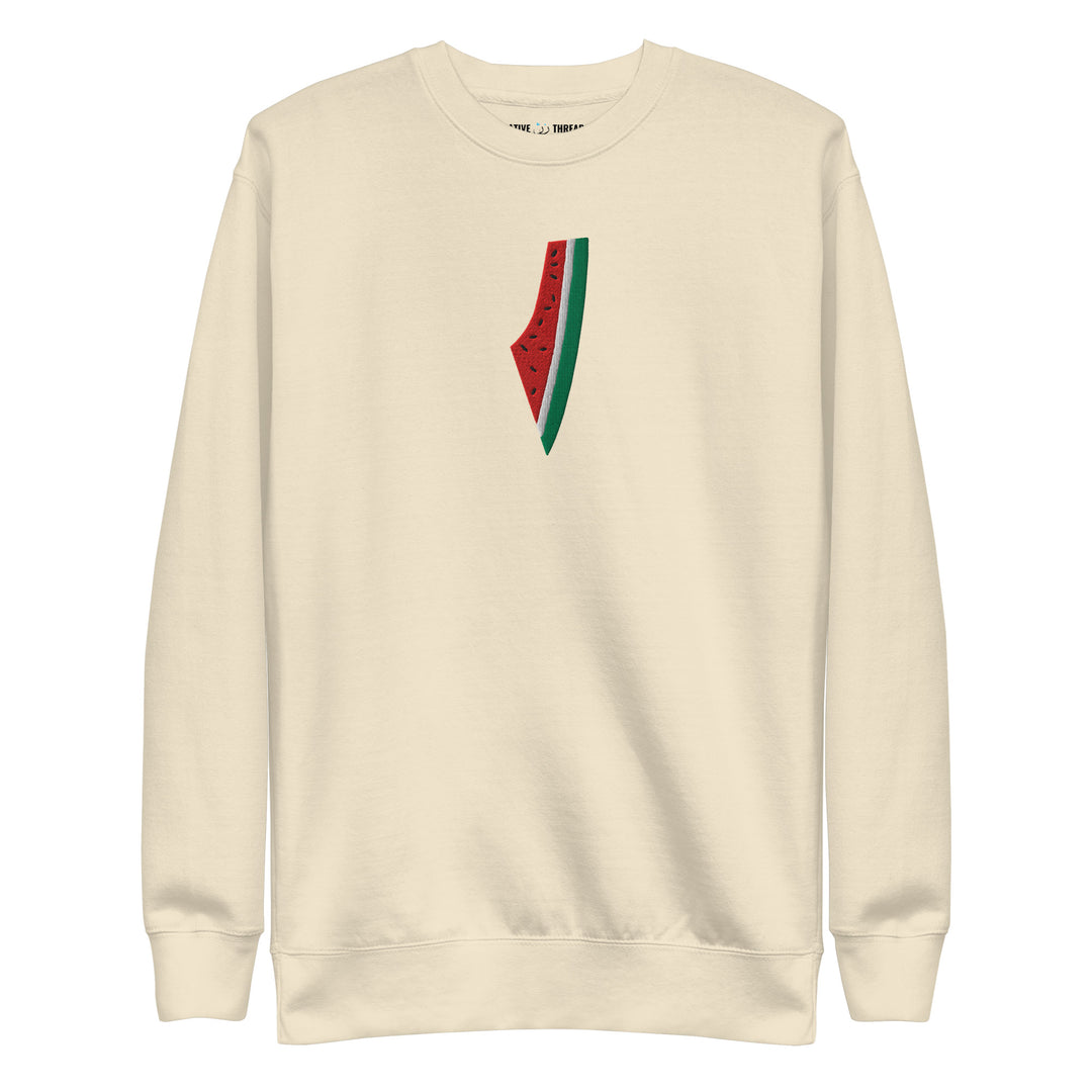 Embroidered Palestine Map - Sweater
