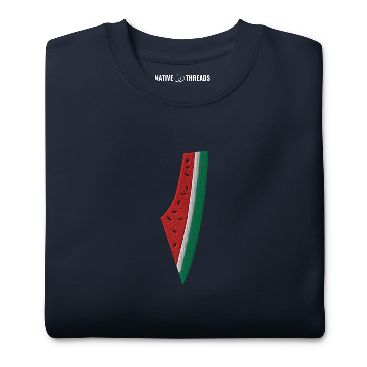 Embroidered Palestine Map - Sweater - Native Threads