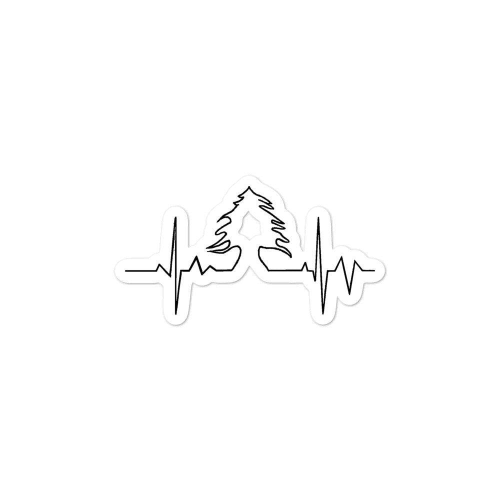 Lebanese Heart Beat - Sticker - Native Threads