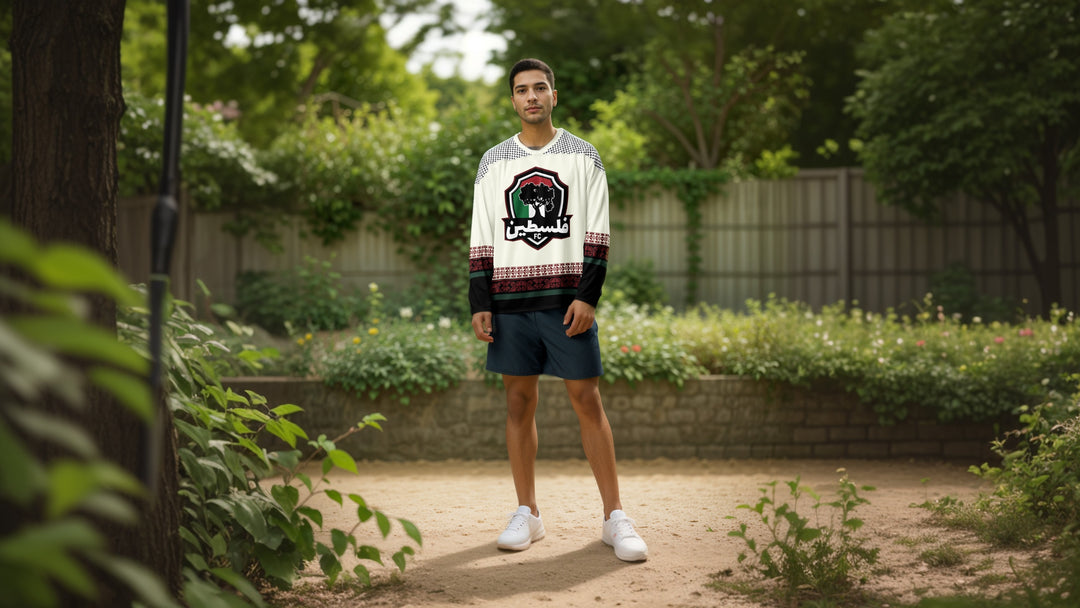 Palestine Jersey – A Heritage Piece Celebrating Palestinian Culture and Identity