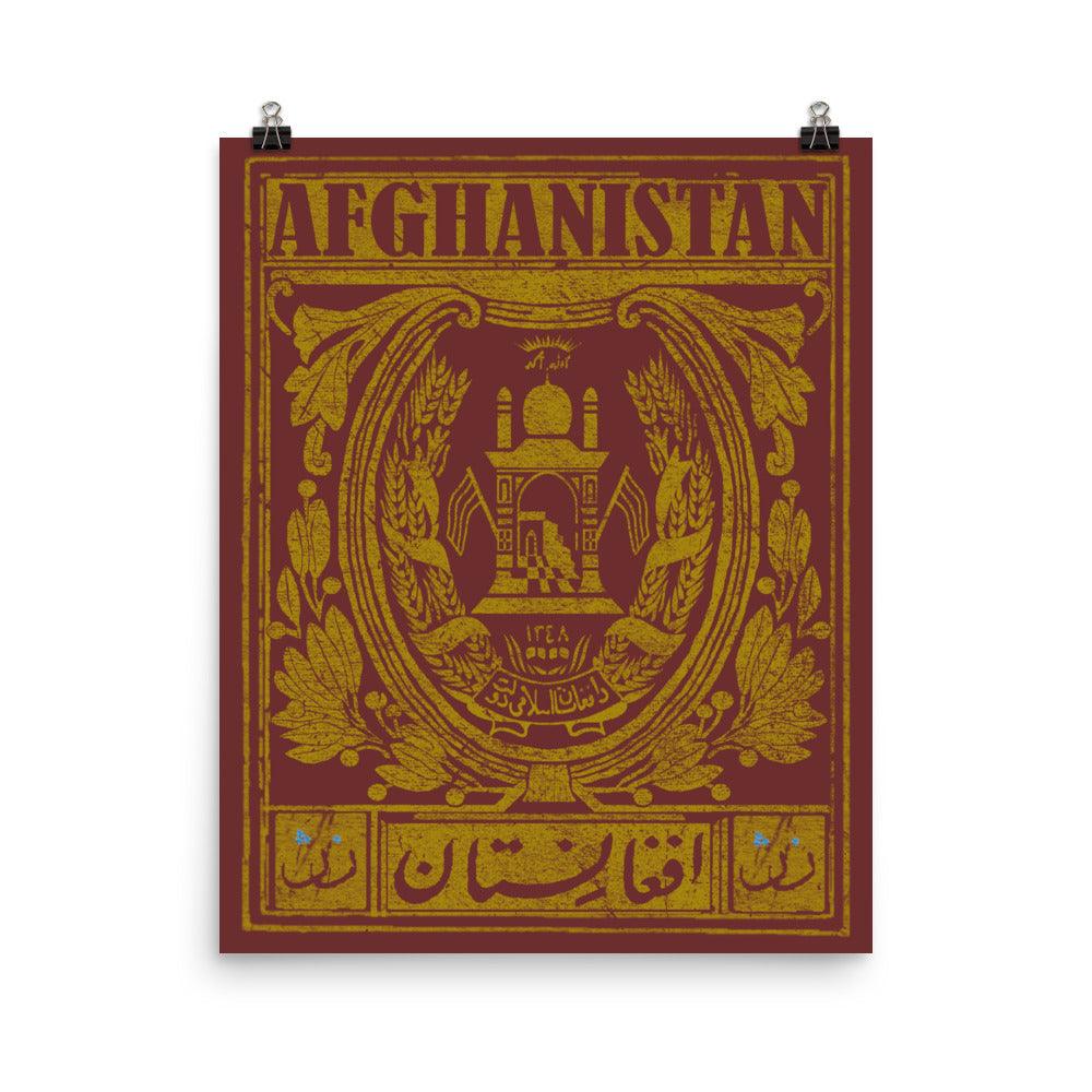 Afghanistan Postcard Poster 