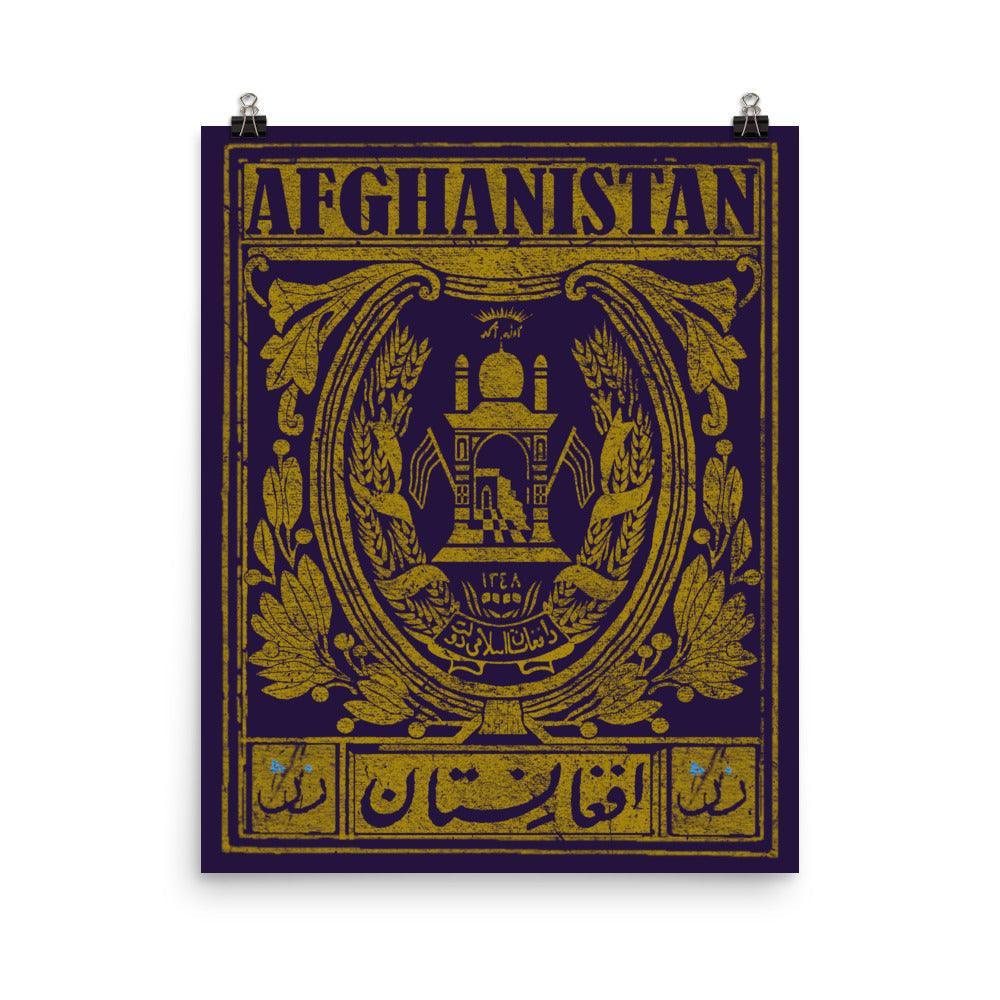 Afghanistan Postcard - Poster - Native Threads Palestine clothing