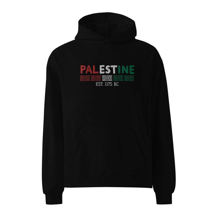 Embroidered Palestine - Oversized Hoodie - Native Threads