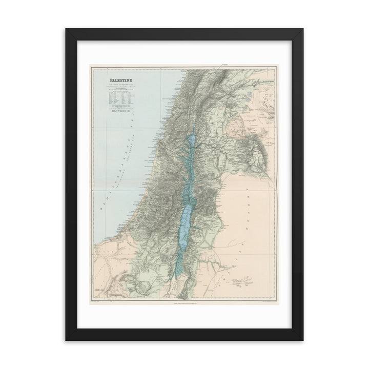 Map of Palestine - 1904