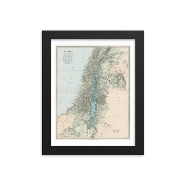 Map of Palestine - 1904