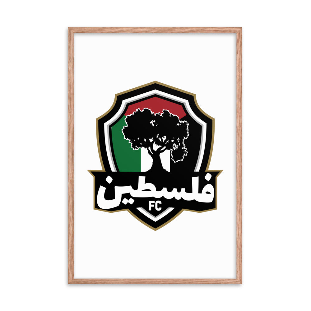 palestine jersey framed print