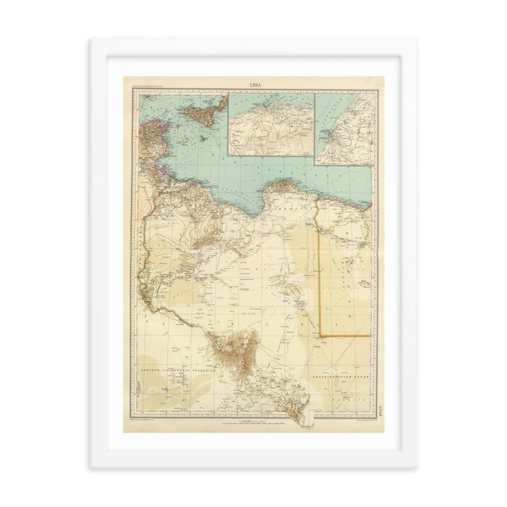 Map of Libya - 1929