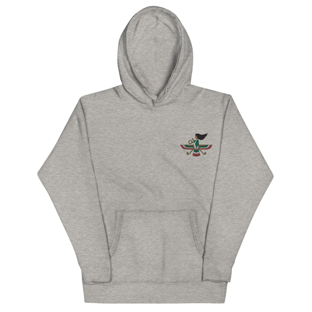 Limited Edition Embroidered Iranian Farvahar - Hoodie - Native Threads Palestine clothing