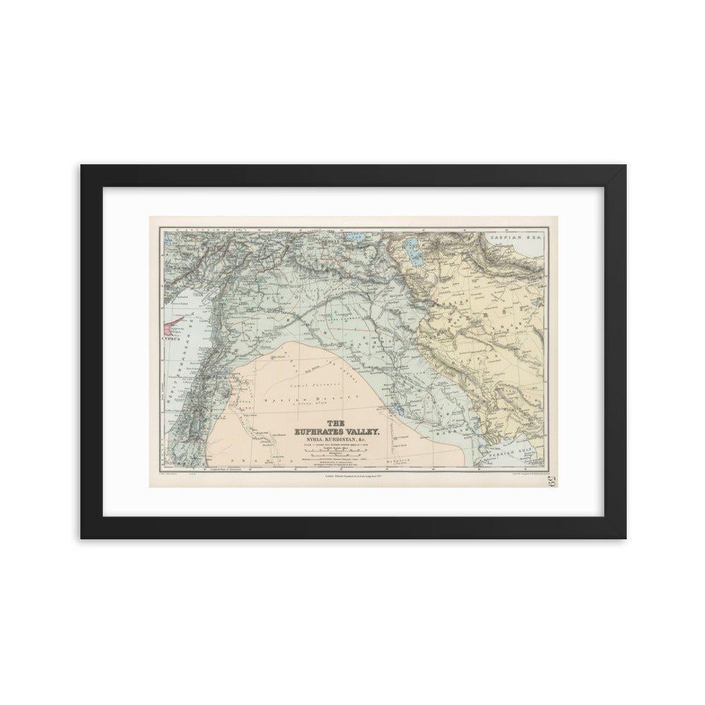 Map of the Euphrates Valley - 1904 - Native Threads
