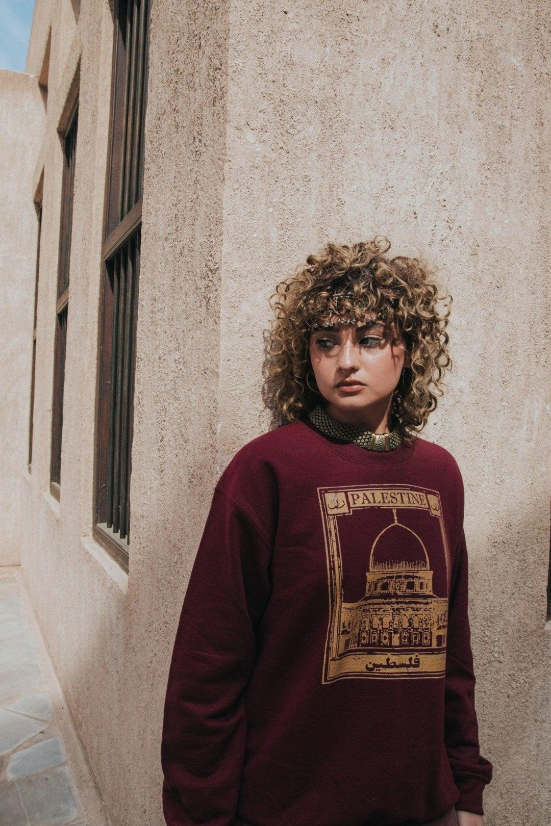 Palestine Postcard - Sweater - Native Threads Palestine clothing