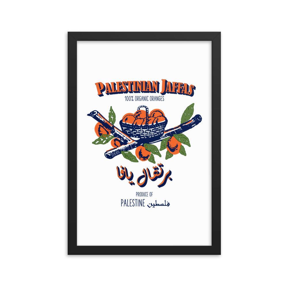 Palestinian Jaffas Framed Print - Native Threads Palestine clothing