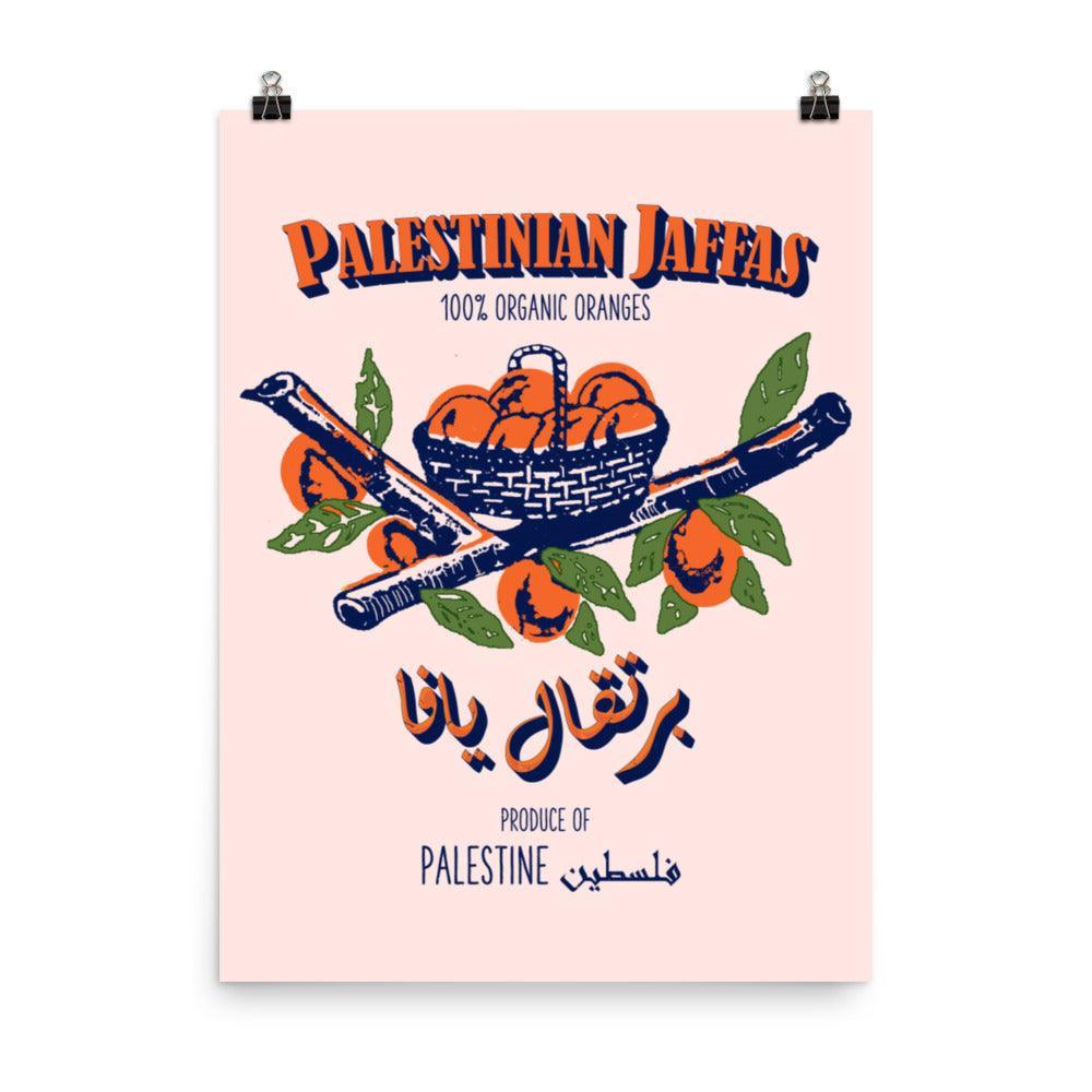 Palestinian Jaffas - Poster - Native Threads Palestine clothing