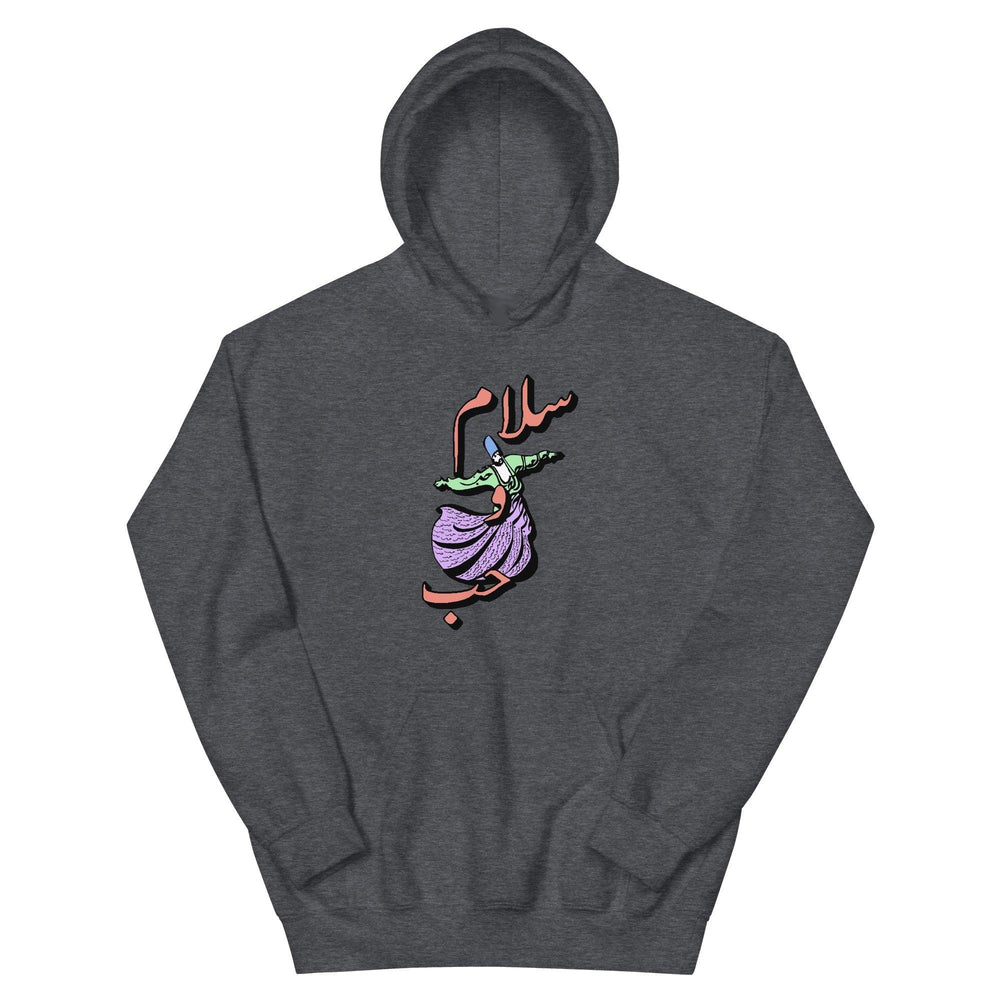 Peace and Love - Hoodie - Native Threads Palestine clothing