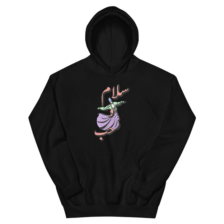 Peace and Love - Hoodie - Native Threads Palestine clothing