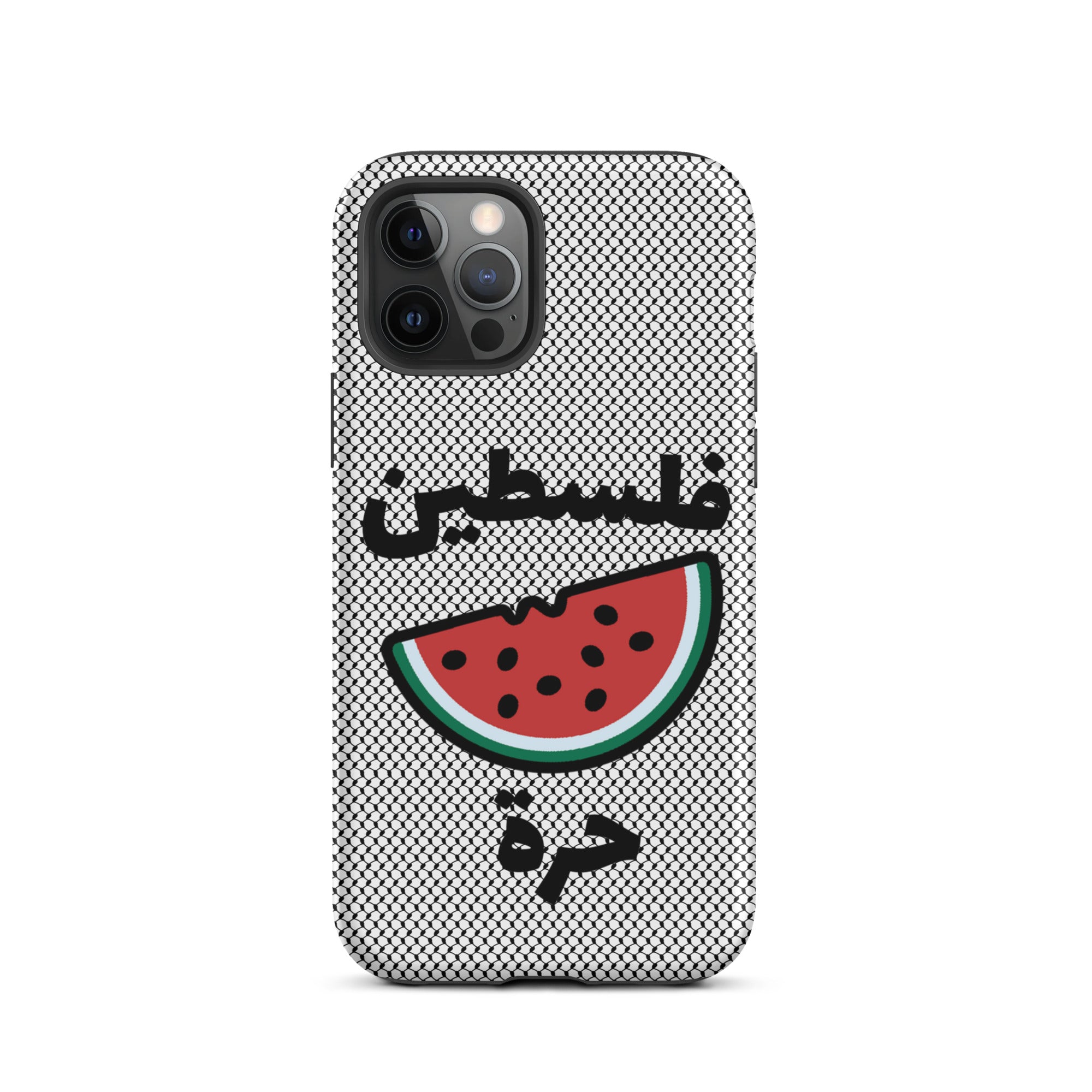 Free Palestine Watermelon Keffiyeh iPhone Case | Palestine Phone