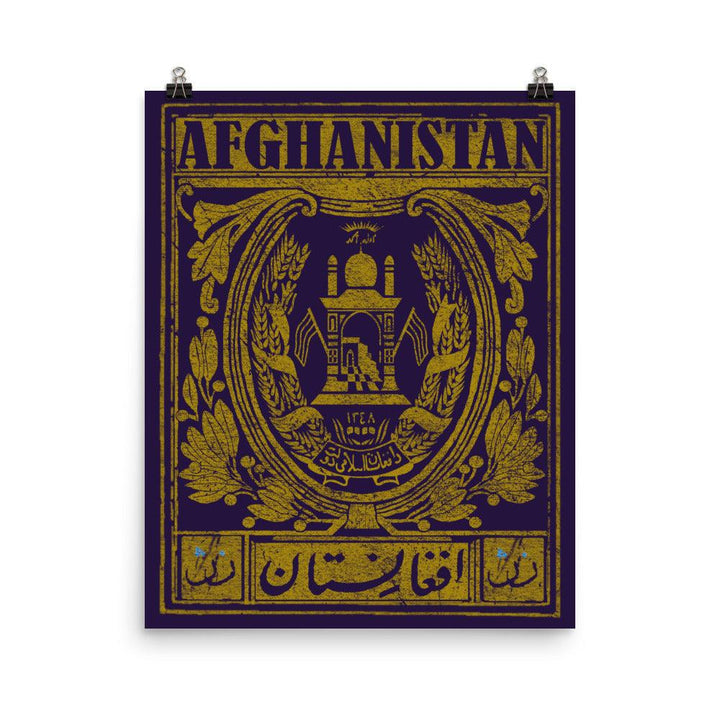 Afghanistan Postcard Poster 
