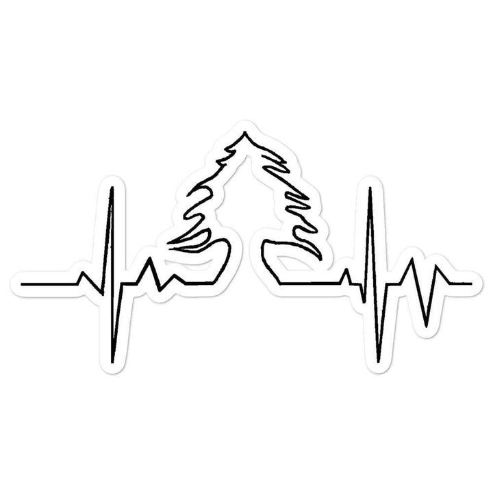 Lebanese Heart Beat - Sticker - Native Threads