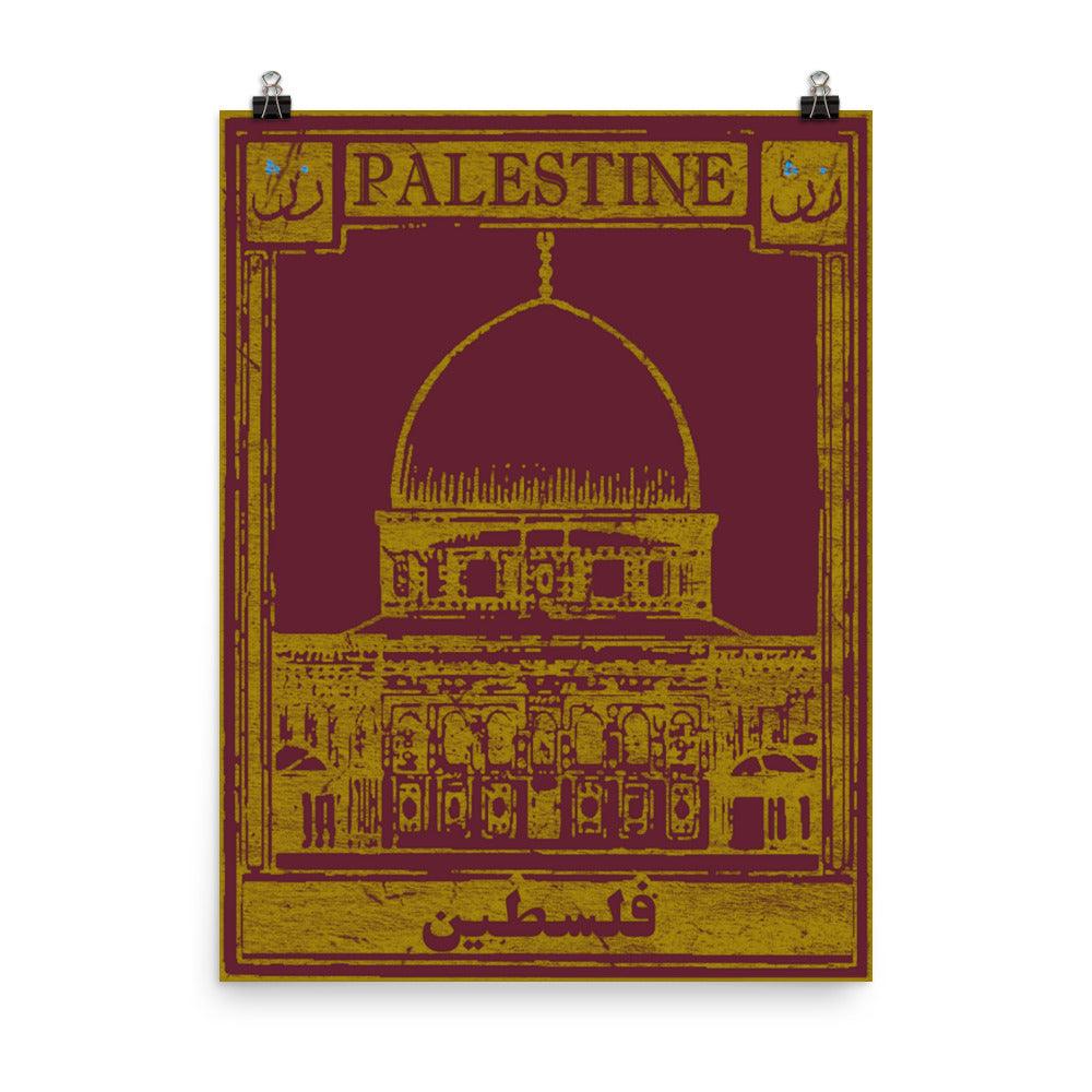 Palestine postcard poster